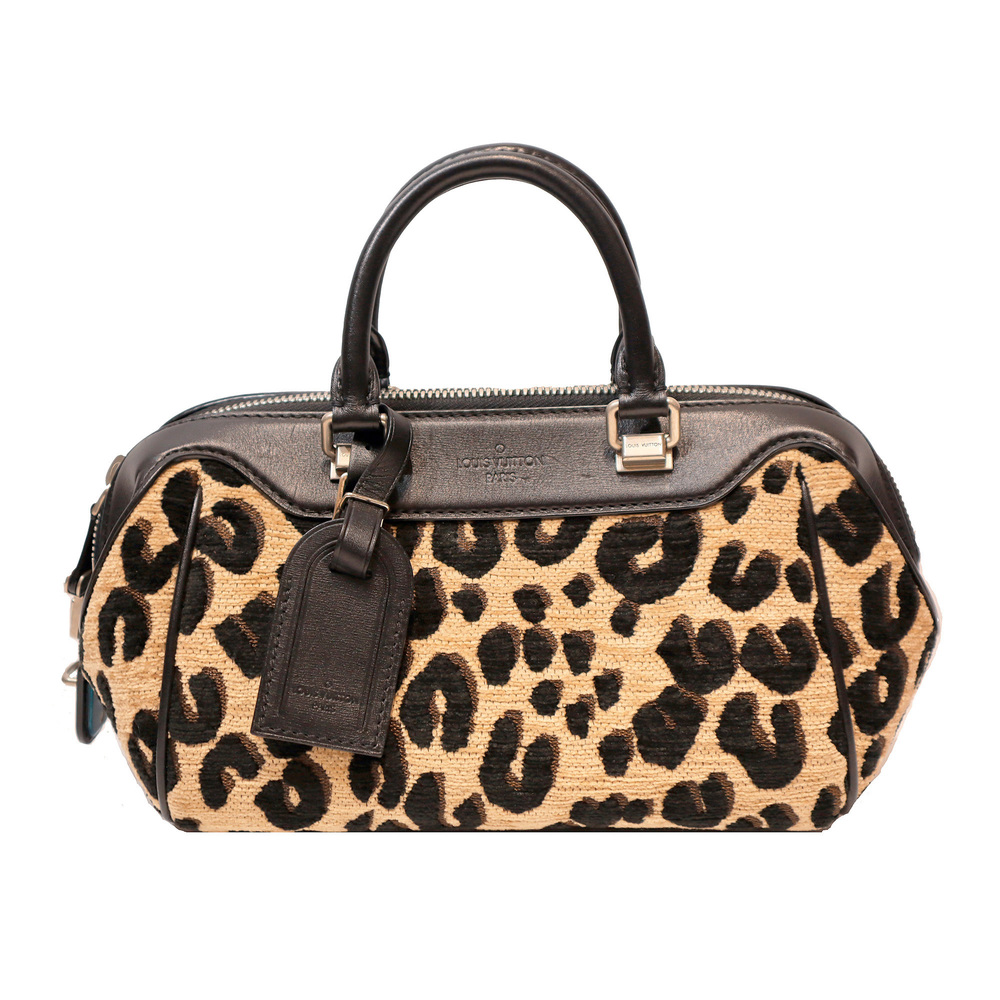 Louis Vuitton Baby Jacquard Bag Leopard Boston Mini